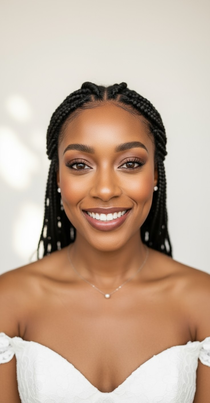 After Knotless Braids Medium